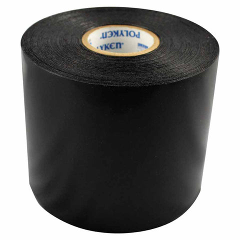 Utility Coating, 4 in W x 100 ft L, 12 mil, Black 406-1086303