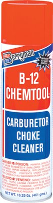 B-12 CHEMTOOL Carburetor/Choke Cleaner, 16 oz, Aerosol Can, Mild Solvent Scent 084-0117