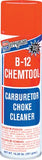 B-12 CHEMTOOL Carburetor/Choke Cleaner, 16 oz, Aerosol Can, Mild Solvent Scent 084-0117