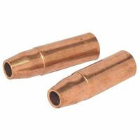 MIG Gun Nozzle, 1/8 in Recess, 1/2 in Bore, Tweco Style 23, Self-Insulated, Copper 900-23-50