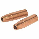 MIG Gun Nozzle, 1/8 in Recess, 1/2 in Bore, Tweco Style 23, Self-Insulated, Copper 900-23-50