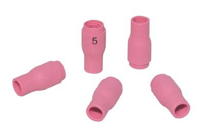 Alumina Nozzle TIG Cup, 5/16 in, Size 5, For Torch 9, 20, 22, 24, 25, Standard 900-13N09