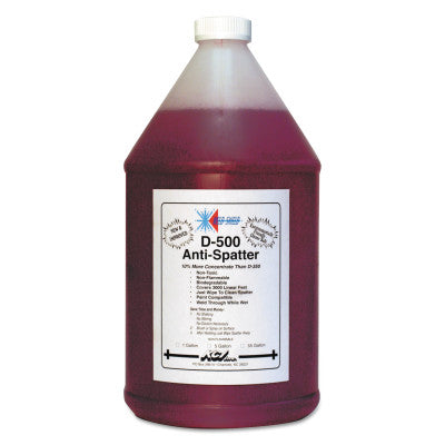 Anti-Spatter, D-500, 1 gal Jug, Red 905-D-500-1GAL