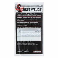 Plastic Magnifier Plate, 2 in x 4-1/4 in, 1.5 Diopter, Polycarbonate, Clear 901-932-146-150