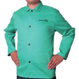 Flame Retardant (FR) Cotton Sateen Jacket, 3X-Large, Visual Green 902-CA-1200-3XL
