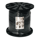 SOOW Power Cable, 16 AWG, 2 Conductors, 13 A, 250 ft, Black, Spool 911-16/2X250