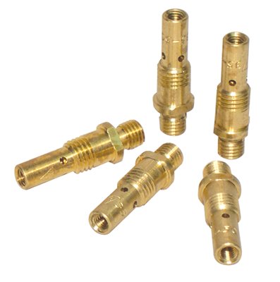Gas Diffuser, Brass, 135 A, For Best Welds, Tweco Style Mini MIG Guns 900-35-50