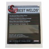 Glass Filter Plate, Shade 10, 4-1/2 in x 5-1/4 in, Green 901-932-107-10