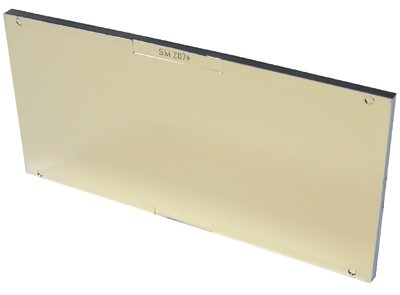 Gold Coated Filter Plate, Gold/9, 2 x 4.25, Polycarbonate 901-932-109-9