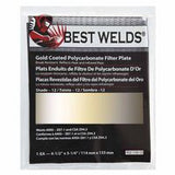 Gold Coated Filter Plate, Gold/12, 4-1/2 in x 5-1/4 in, Polycarbonate 901-932-110-12