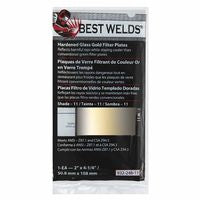 Hardened Glass Gold Filter Plate, Gold/11, 2 in x 4-1/4 in 901-932-248-11