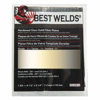 Hardened Glass Gold Filter Plate, Gold/11, 4.5 in x 5.25 in, SH11, Glass 901-932-458-11