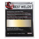 Hardened Glass Gold Filter Plate, Gold/12, 4.5 in x 5.25 in, SH12, Glass 901-932-458-12