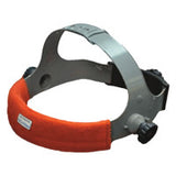 Headgear Sweatband, 8-1/2 in L, 1-1/4 in W, Orange, Pack of 2 902-SB310V
