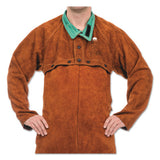 Leather Bibs, 24 in, Dielectric Snaps, One Size, Lava Brown 902-175-24-XL