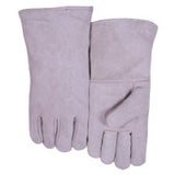 Leather Welder's Gloves, Shoulder Split Cowhide, Small, Blue 902-300GCS