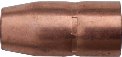 MIG Gun Nozzle, Flush, 1/2 in Bore, Miller Style, Copper 900-169-715