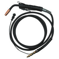 Mig Gun For Miller Consumables, 135 A, 10 ft, Miller Connector, 0.030 in to 0.035 in Wire 900-135M103035M