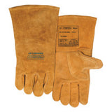 COMFOflex Premium Leather Welding Gloves, Leather, Small, Buck Tan 902-10-2000-S