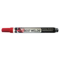 Prime-Action Paint Marker, Reversible Chisel/Bullet Tip, Red 900-PAINTMKR-RED