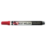 Prime-Action Paint Marker, Reversible Chisel/Bullet Tip, Red 900-PAINTMKR-RED