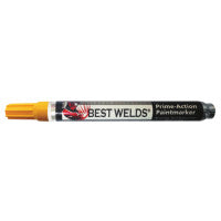 Prime-Action Paint Marker, Reversible Chisel/Bullet Tip, Yellow 900-PAINTMKR-YEL