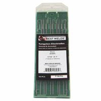 Pure Ground Tungsten Electrode, 3/32 in x 7 in, 10 PK 900-3327G