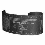 Rap-Around Pipe Template, Large, 4 in W x 4 ft L, Abrasion and Heat Resistant 900-RA160
