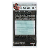 Safety Plate, 2 in x 4-1/4 in, Polycarbonate, Clear 901-932-440