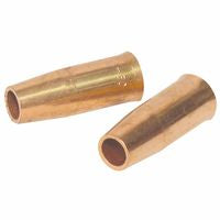 MIG Gun Nozzle, 3/8 in Bore, 1/8 in Recess, Tweco Style 21, Tapered, Self-Insulated 900-21T-37