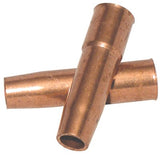 MIG Gun Nozzle, 1/2 in Bore, 1/8 in Recess, Tweco Style 22, Short-Stop 900-22-50SS