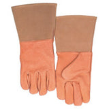 Specialty Welding Gloves, Top Grain Pigskin, Large, Gold 902-250GC