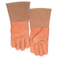Specialty Welding Gloves, Top Grain Pigskin, Large, Gold 902-250GC