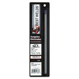 E3 Tungsten Electrode, 1/8 in x 7 in, 3 PK 900-18-7E3-3