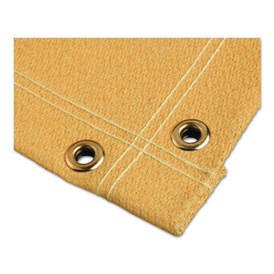 Welding Blanket, 10 ft x 8 ft, Fiberglass, Yellow 902-AC2300-24-8X10