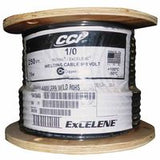 Welding Cable, 1/0 AWG, 250 ft Reel, Black 911-1/0-250