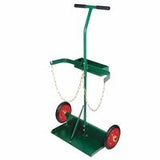 Wheeled Cylinder Truck, 8 in x 19-1/2 in Base Plate, 8 in Wheels 900-CTR-8