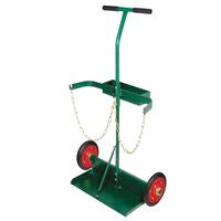 Wheeled Cylinder Truck, 8 in x 19-1/2 in Base Plate, 8 in Wheels 900-CTR-8