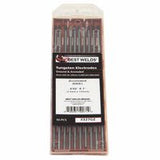 Zirconiated Ground Tungsten Electrode, 3/32 in x 7 in, 10 PK 900-3327GZ