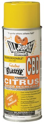 Citrus Based Degreaser, 16 oz Container Size, 11 oz Fill Amount, Aerosol Can 108-16-CBD