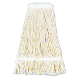 Pro Loop Web/Tailband Wet Mop Head, Cotton, 24oz, White 088-424CCT