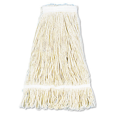 Pro Loop Web/Tailband Wet Mop Head, Cotton, 24oz, White 088-424CCT