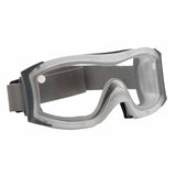 DUO Safety Goggles, AntiScratch/AntiFog, Clear Poly, Neoprene Strp,Frosted Frame 286-40161