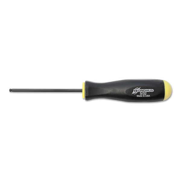 Balldriver Hex Screwdrivers, 5/32 in, 7.9 in Long 116-10609