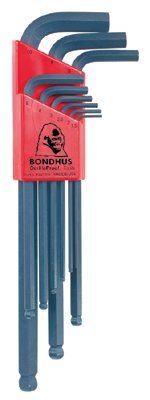 Ball End L-Wrench Set, ProGuard Finish, 1.5 mm to 10 mm, Metric, 9-Pc Set 116-10999