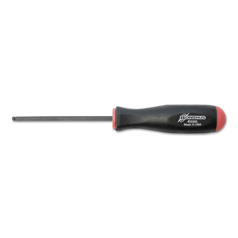 Balldriver Metric Hex Screwdrivers, 4 mm, 8 in Long 116-10660