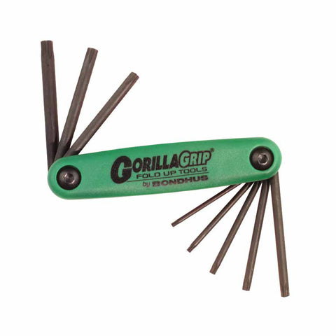 GorillaGrip Fold-Ups, 8 per Fold-Up, Torx Tip, Torx, T6 to T25 116-12632
