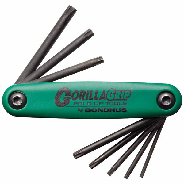 GorillaGrip Fold-Ups, 8 per fold-up, Torx Tip, Torx, T9-T40 116-12634