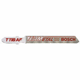Bi-Metal Jigsaw Blades, 3 5/8 in, 17-24 TPI 114-T118AF