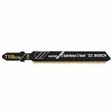 Carbide-Tipped T-Shank Jigsaw Blades for Stainless Steel, 3 1/4 in, 14 TPI 114-T118EHM3